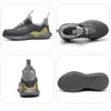 JACKSHIBO Chaussures pour hommes Steel Toe Cap Bottes AntiSmashing Protection Construction Sécurité Travail Baskets Y200506