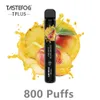 Puff 800 Disposable Vape E Cigarette Vapes TPD CE RoHS Approved 11 Flavors English & Spanish Package Factory Wholesale