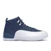 12s Emoji University Blue French Hyper Royal Basketballschuhe Indigo Reverse Flu Game Sneakers Playoffs Gamma Blues Michigan Black Cherry White OVO Black Trainers