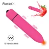 Nxy Vibartors Mini 10-ступенчатые секс-игрушки влагалище G Spot Vibrator для женщин-стимулятора клитора вибрирующие пули женская мастурбация для взрослых поставки 0609