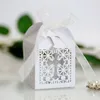 50st Western Wedding Candy Chocolate Hollow Box Gift Wrap Christian Cross White Paper Boxes YS0065