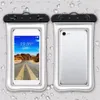 Universal Float Airbag Borsa da nuoto impermeabile Custodia per cellulare Cover Dry Pouch Diving Drifting Riving Borse per iPhone Samsung htc telefono Android