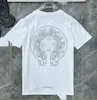 ファッションラグジュアリーメンズTシャツブランドデザイナートップスティーソレクトホースシューサンスクリットクロスポロスボーイグラフィティTシャツメンズサマーショートスリーブユニセックスTシャツ