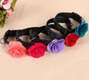 120 PCS/LOT PET DOG ROSE FLOWER COLLAR PET NECKLACE DOG GROOMing PET ACCESSORIES COLLAR DE MASCOTA