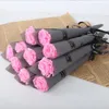 Single Stem Artificial Rose Carnation Scented Bath Bright Soap Flower Preserved Bouquet Wedding Valentines Mother Day Party Gift 480pcs/ctn