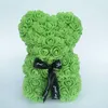 Decoratieve bloemen kransen 25 cm zeepschuimbeer van rozen teddi diy geschenkdoos