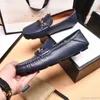 YY 2022 Man Shoes Luxury G Brand Genuine Leather Casual Driving Shoes Men Loafers Moccasins 미끄러짐 Mens Big Size 1422152
