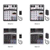 Smart Power Plugs Wireless Audio Mixer BluetoothCompatible Portable USB Sound Card Live Broadcast Equipment Set Anchor 4 Channel29961603