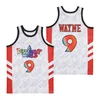 Movie Basketball TV Series A Different World Jersey 9 Dwayne Wayne Uniform HipHop All Stitched Team White Color University Hip Hop Breathable For Sport Fans HipHop