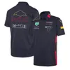 F1 Racing Model Clothing Tide Team Perez Cardigan Polo Shirt Polyester Propering Riding Suit With With the SA