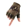 Tactical Half Finger Men Fotografering Handskar Utomhus Sport Mountainer Fingers Protecter Cykelkörning Antiskid Mitts