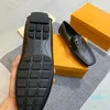 Erkek tasarımcı somunlar ayakkabı klasik slip-on lüksler vintage elbise spor ayakkabılar metal düğmesi deri marka oxfords
