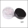 Cosmetische containers monsterpotten met zwarte deksels plastic make -up bpa pot 3g 5g 10 g 15 g 20 gram druppel levering 2021 pakboxen kantoor