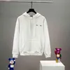 المصمم Balanciagas Hoodie كبير الحجم عتيق الأزياء السوداء أبيض الخريف الخريف خطاب خلفي مطبوع الرجال والنساء هوديي القطن