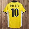 94 95 RICKEN MOLLER HERRLICH Mens RETRO Soccer Jerseys CHAPUISAT REINA BOBIC DEDE RICKEN EWERTHON METZELDER 2000 2001 Home Away Football Shirt