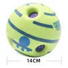 14CM Ball Interactive Dog Toy Fun Giggle Sounds Puppy Chew Wobble Wag Play Training Sport Pet s 220423