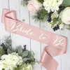 Personalized Custom Future Mrs Sash Hen Bachelorette Birthday Party Sashes Accessories Bridal Shower Team Bride Engagement Gifts 220707