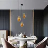 Lampes suspendues Moderne G9 LED Verre Lumières Cuisine Salle À Manger Suspendu Café Bar Restaurant Décor Droplight LuminairesPendentif