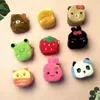 Cartoon Plush Coin Purse Kids Cute Coin Animals Design Change Pocket Bag Boys Girls Creative Wallet Panda Rabbit Duck Frog Shape Purses INS4