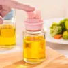 new Oil Brush Oil Bottle Set High Temperature Resistance Barbecue Silicone Bottles Kitchen Tools 150ml BBA13327