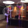 En gros 2022 New Light Up LED String Lights Flasher Éclairage Ballon Vague Ball 18 pouces Hélium Ballons De Noël Halloween Décoration