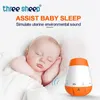 Bébé White Noise Machine Smart Music Voice Sensor Nourrissons Bad Sleep Helper Therapy Sound Monitor Generator pour bébés Relax Toy 220707