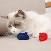 Cat Toys 2pcs Mouse Squeak Sound Смешное играет игрушка для котенка Flocking Interactive Teaser Pet Suppliescat