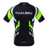 Camiseta de ciclismo profesional para hombre, camisetas transpirables para equipo de carreras deporte, ropa de bicicleta corta, color verde y negro, M36, 2024