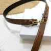 CELLNE girl girdle leather Calfskin belt ladies belt width 30MM lady wastband official high end replica TOP waistband soft highest counter quality 0094