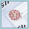 Pins broches sieraden professionele kleding accessoires doek rozenbroche handgemaakte bloem kroezen drop levering 2021 lg1qr
