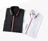 Men's Dress Shirts bberry Polka Dot Mens Designer Shirt Autumn Long Sleeve Casual Mens Dres Hot Style Homme Clothing M-3XL#108