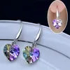 Dangle & Chandelier 2022 Fashion Ocean Star Love Pendant Earrings For Women Color Peach Heart Crystal JewelryDangle Farl22