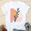 Vrouwen planten aquarel dragen tops met korte mouwen t-shirts dames mode cartoon kleding lente zomer vrouwelijke tee grafisch