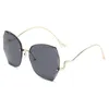 Óculos de sol polarizados sem moldura de moda New Fashion Edge UV400 Óculos de sol