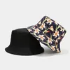 Berets National Flower Tulip Buckte Hat Двойная ступень