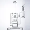 18 mm vrouwelijke gewricht Hookahs inline perc heady watertijpen champignon kruis percolator glazen bongs met asvanger en kom