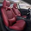 Mazda CX-30 20 PU 가죽 자수 로고 자동차 인테리어 자동차 액세서리 용 패션 스타일 맞춤형 자동차 좌석 커버