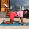 Kobiety dostosowują kamuflaż płynną wysoką talię łupową siłownię S Trening fitness żebrowana pasa do biegania krótkiego sportowego ubrania 220705