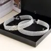 Multi Rijen Strass Choker Kettingen Vrouwen Crystal Choker Ketting