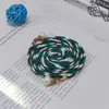 Ceintures colorées multicolour tissage torsion corde de taille femelle saut-tissu ceinture tressée décor de cordon de coton fin chaîne