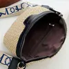 HBP Crossbody Bag Stylish Knitted Straw Midje för kvinnor Trendiga vävda Fanny Pack Female Packing Wide Band Chest 2022 Trend 220727