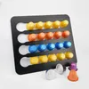 Nespresso Coffee Capsule Holder Stand Rotary Pod Tower Rack Rotatable Pods Storage Shelves For 220509