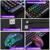 24G Wireless Gaming Tastatur Maus Combo RGB Hintergrundbeleuchtung Tastatur Optische Maus Für Macbook Laptop PC Gamer Computer1742483