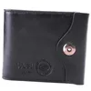 Wallets Leather Selling Youth Magnetic Buckle Wallet Men's Short Section Cross Casual Small WalletWallets