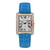 SUPERCLONE Relógio de luxo Carrinho de tanque moda feminina conjunto tendência quente diamante personalidade retangular
