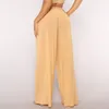 Kobiety patrzą przez Boho szeroką nogę pod wysoką talią spodnie na plażę długie luźne siatki Sheer Sheer Pants Bikini dolne pokrywę plażową 220524