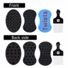 Spazzola per capelli in spugna Magic Barber Twist Curl Sponge Dreadlocks Locking Afro Coil Comb Tornado Care Tool4PCS 220718