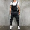 Männer Hosen Herren Jeans Wash Latzhose Männliche Overalls Streetwear Tasche Fracht Arbeit Playsuits Plus Größe Männer Hosenträger HosenMen's