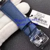 42mmウォッチメンズウォッチメンオートマチックカル。OpxxxivMovementIvory White Dial 906 Power Reserve Sport Blue Leather VSF Factory PAM Calendar Date Officine WristWatches