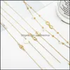 Anklets Jewelry 5 PCS/SET SIER GOLD BEACH BRACELET HAN SA HAND Infinity Love Heart Summer Holiday Foot Chain Set Drop Delivery 2021 BA